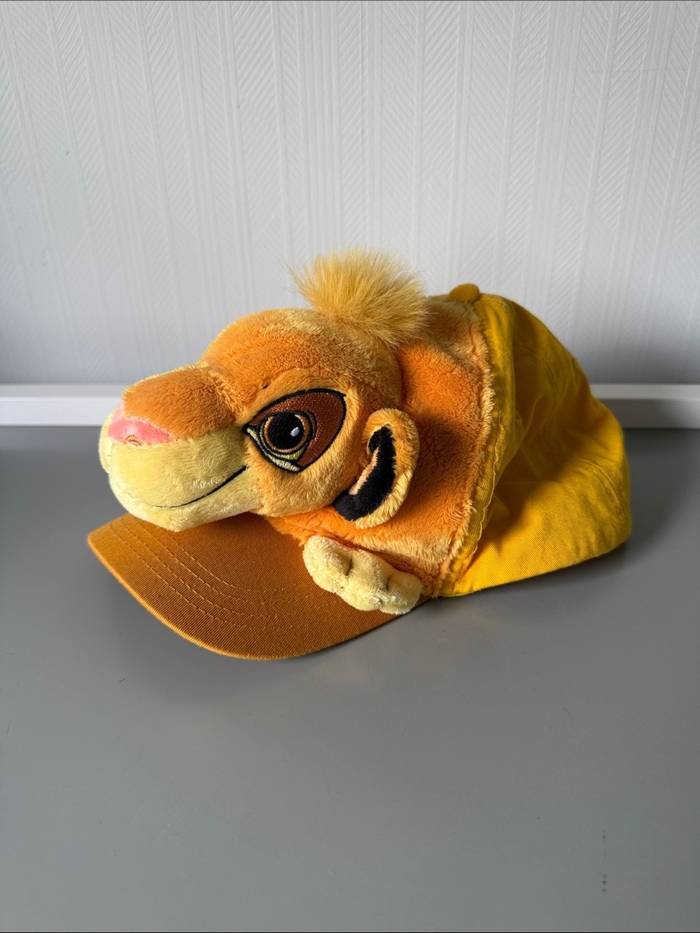 Lion King Disney Parks Yellow Plush Lion Character Kids Cap/Hat